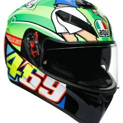 AGV K3 SV Rossi Mugello 10 AGV K3 SV Rossi Mugello -Helmet Spare Parts Sales 27.73.27.ARG505918AGVK3SVRossiMugelloD8