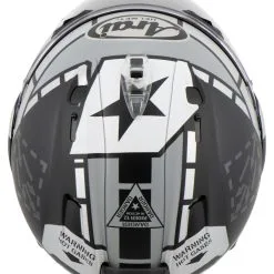 Arai RX-7V Vinales 12 -Helmet Spare Parts Sales 46.05.f8.D4AraiRX7VVinalesmattschwarzgrauweiss217432