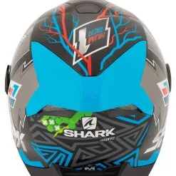 Shark Skwal 2 Noxxys Full-Face Helmet 21 Shark Skwal 2 Noxxys Full-Face Helmet -Helmet Spare Parts Sales 50.da .59.D3SharkSkwal2AnthrazitBlauGruen21702041020