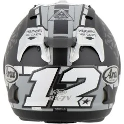 Arai RX-7V Vinales 12 -Helmet Spare Parts Sales c2.e6.37.D3AraiRX7VVinalesmattschwarzgrauweiss217432