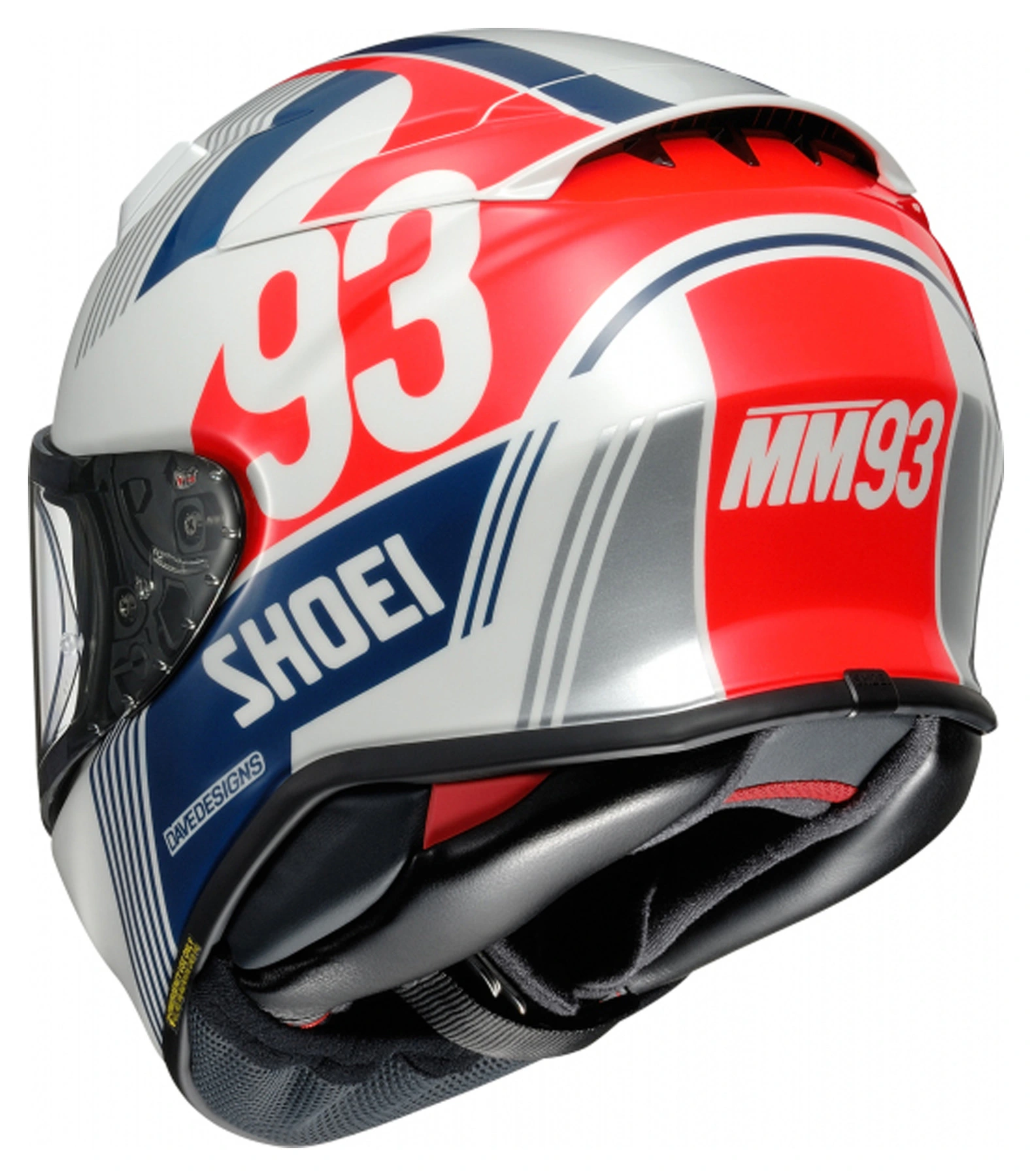 Shoei NXR2 Marquez Retro TC-10 4 Shoei NXR2 Marquez Retro TC-10 - Image 4